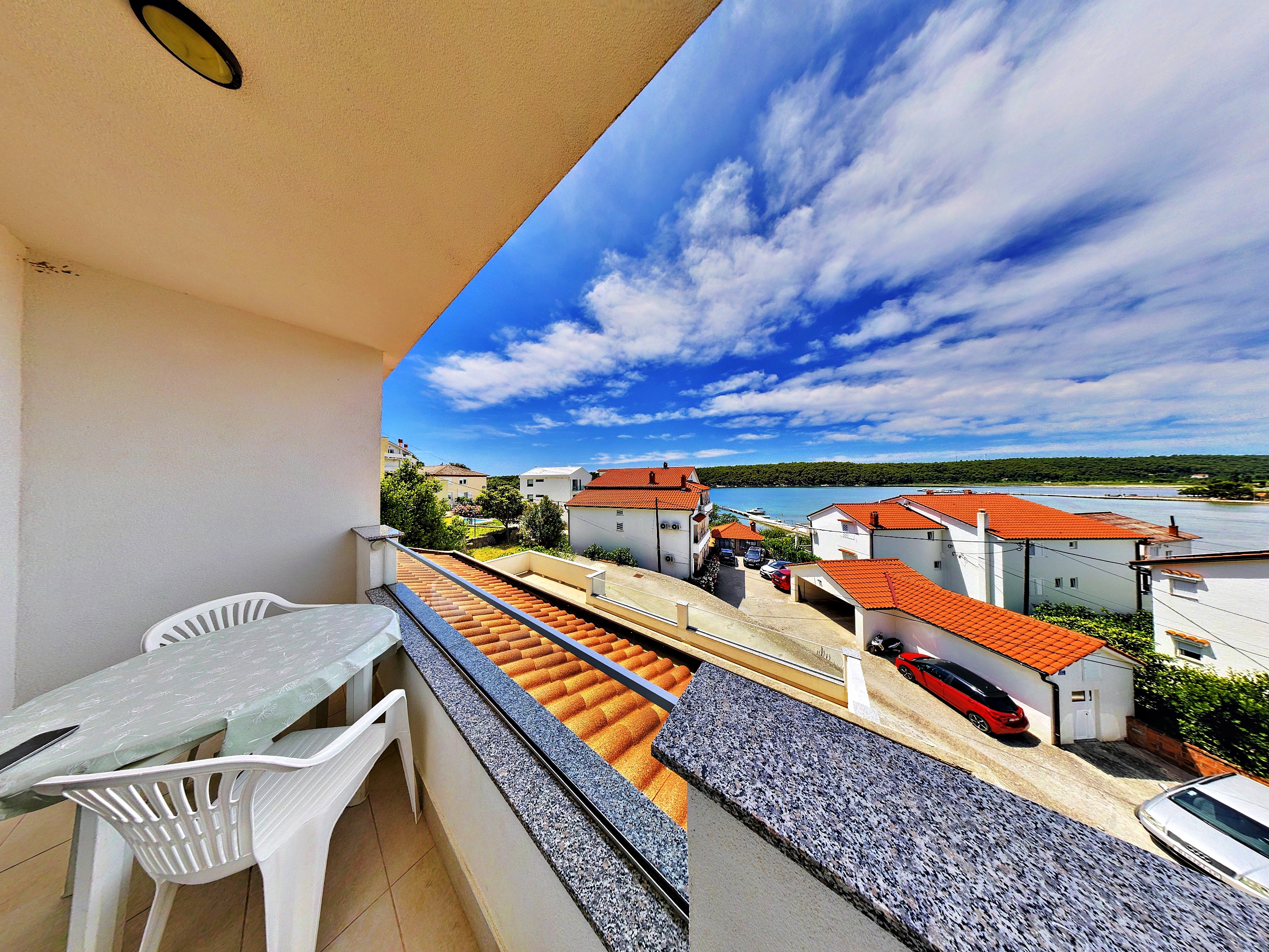 Balcony sea view