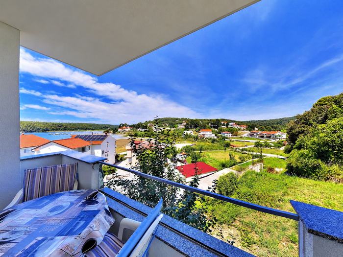Apartments Palit Rab — balcony sea view, Palit Rab Island